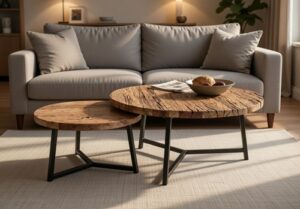 stolik kawowy do salonu, komplet stoliów do kanapy, 